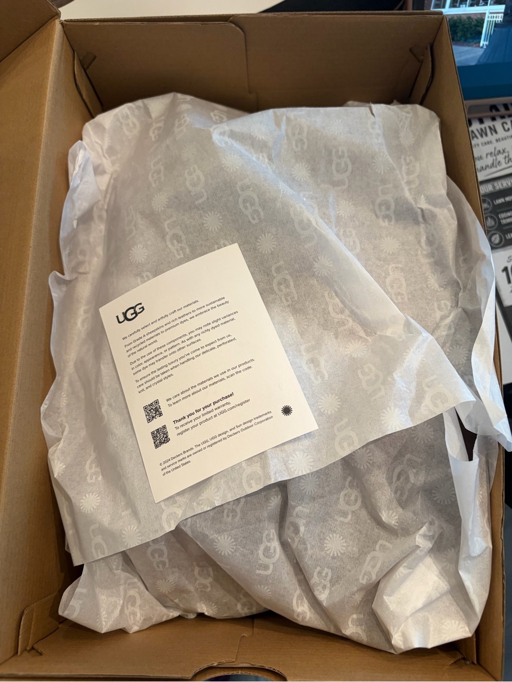 UGG brown platform slippers size 8 in women’s brand new